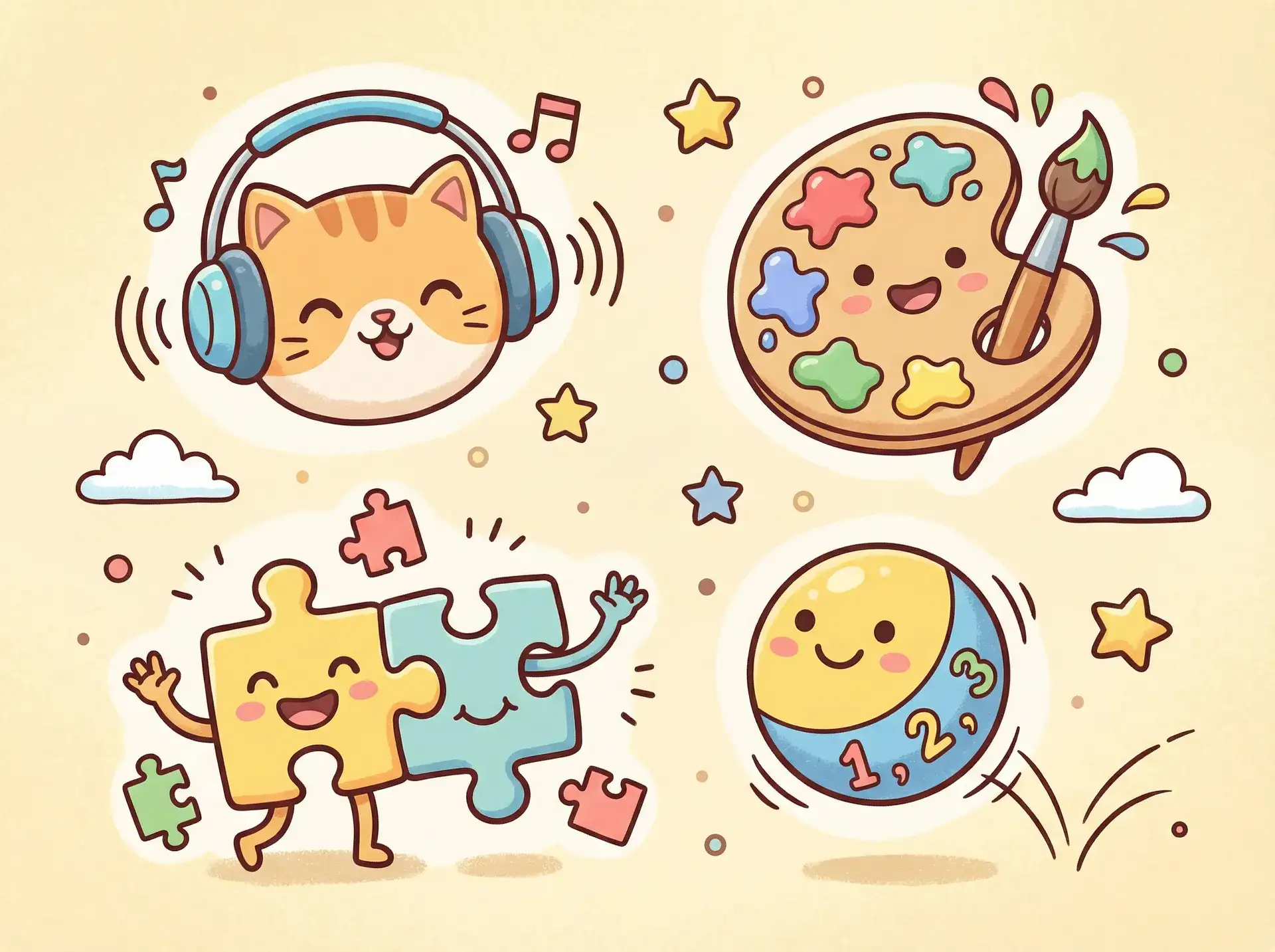 小朋友的手工作品 - h动漫 益智创作